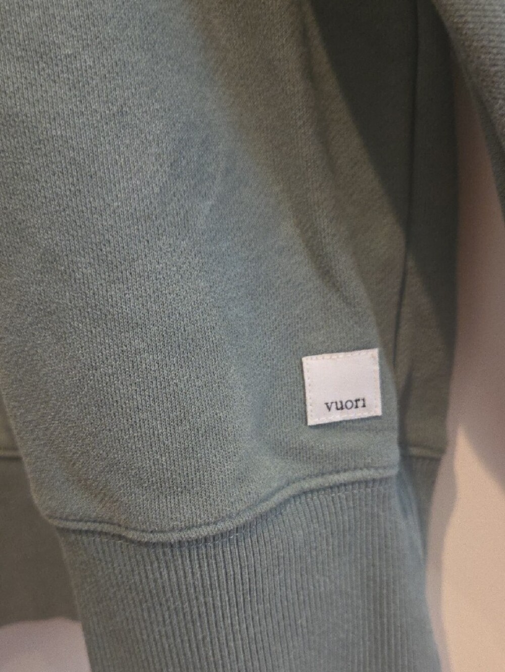 Olive Green Crewneck Sweatshirt - Picture 2 of 3